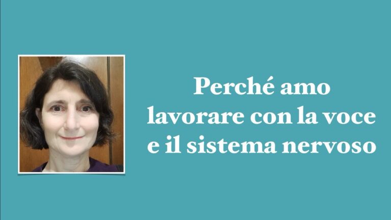 voce e sistema nervoso - esplorazione somatica e neurocentrica con Monica Kircheis