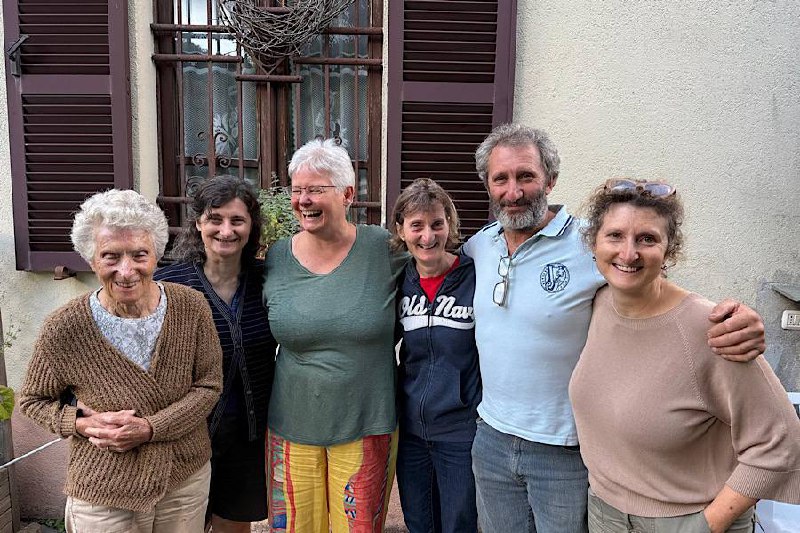 immagine della famiglia assieme a Cornelia