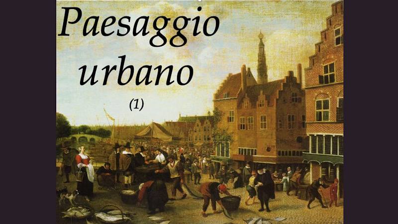 locandina della conferenza "Paesaggio urbano 1"