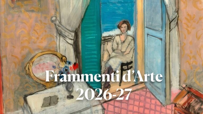 locandina del ciclo delle conferenze "Frammenti d'Arte" 2026-27